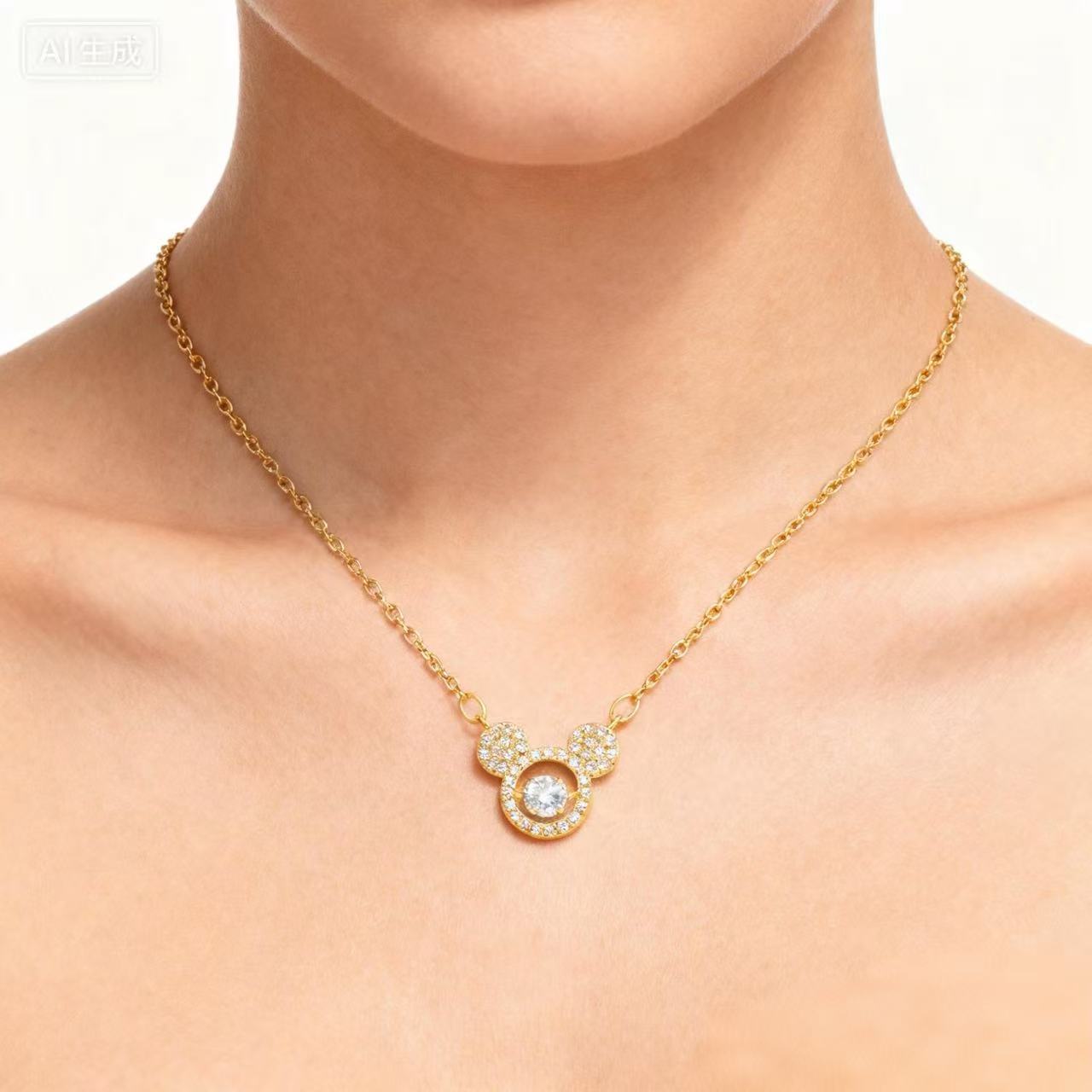 Lavenderi Mouse Necklaces for Women