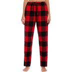 Lavenderi Women’s Soft Woven Cotton Flannel Pajama Pants, Long Pajama Bottoms with Drawstring and Pockets