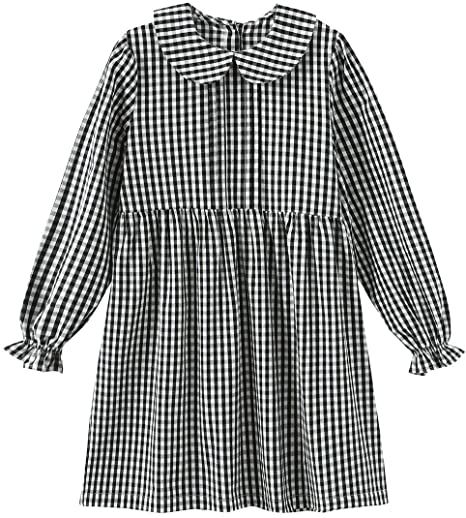 Toddle Kids Girls 100% Cotton Long Sleeve Nightgown, Nightdress for Girls (Size 2 Toddler-14 Years)
