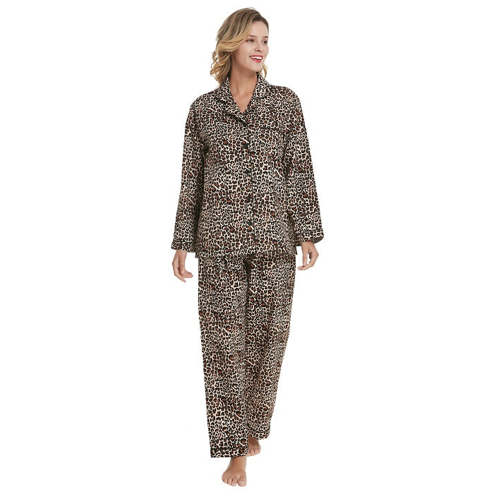 Lavenderi Women's 100% Cotton Long Sleeve Pajama Set, Pajamas for Women