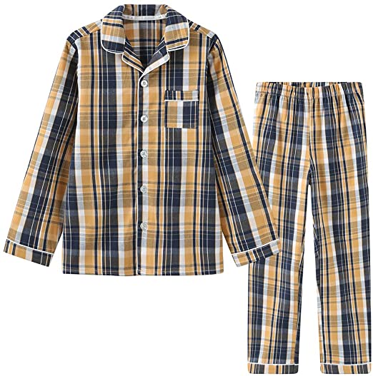 Lavenderi Toddle Kids Girls Boys 100% Cotton Long Sleeve Pajama Set, Pajamas for Kids (Size 2 Toddler-14 Years)