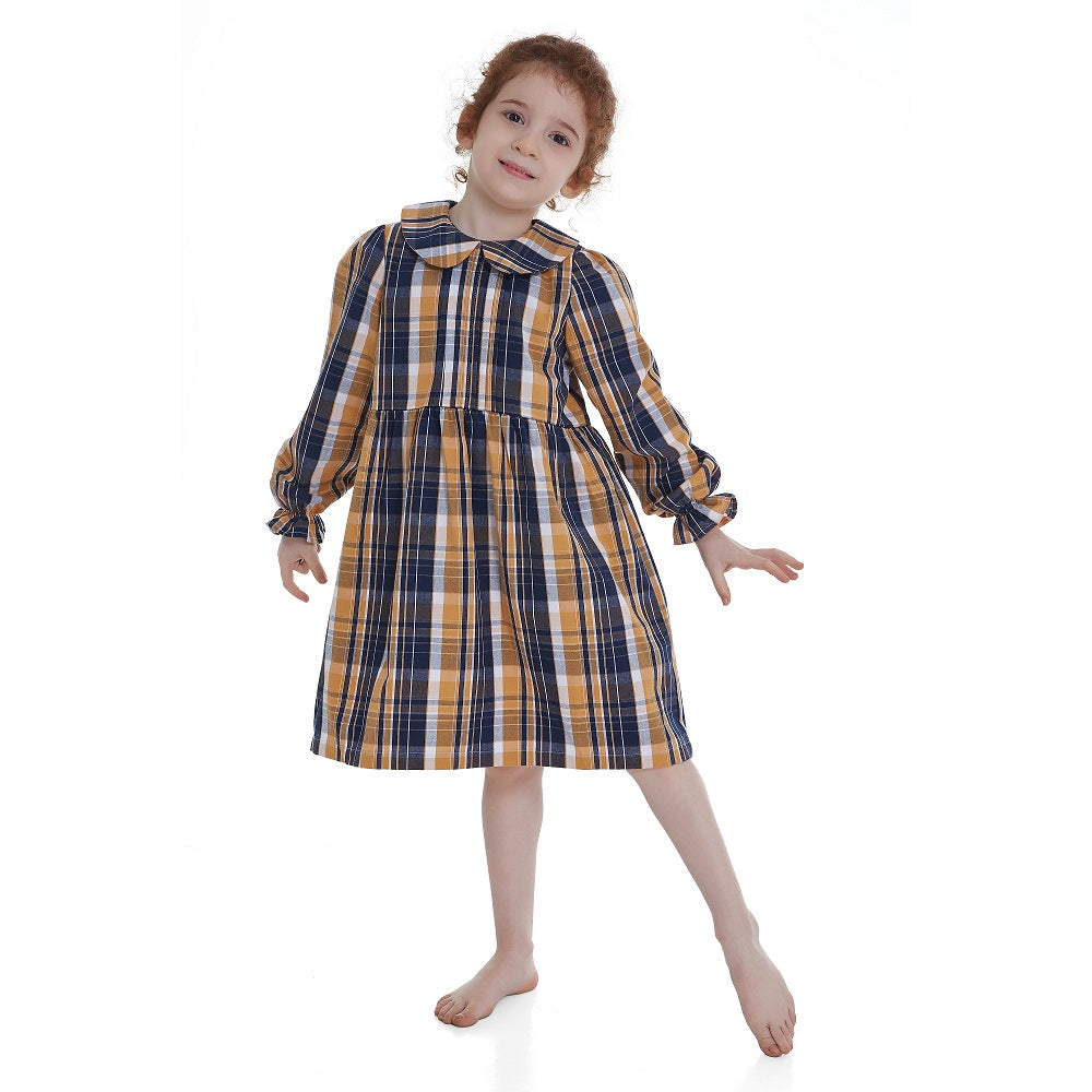Lavenderi Toddle Kids Girls 100% Cotton Long Sleeve Nightgown, Nightdress for Girls (Size 2 Toddler-14 Years)
