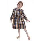 Lavenderi Toddle Kids Girls 100% Cotton Long Sleeve Nightgown, Nightdress for Girls (Size 2 Toddler-14 Years)