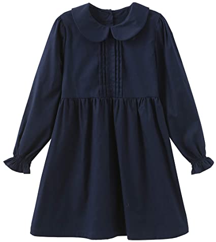 Toddle Kids Girls 100% Cotton Long Sleeve Nightgown, Nightdress for Girls (Size 2 Toddler-14 Years)